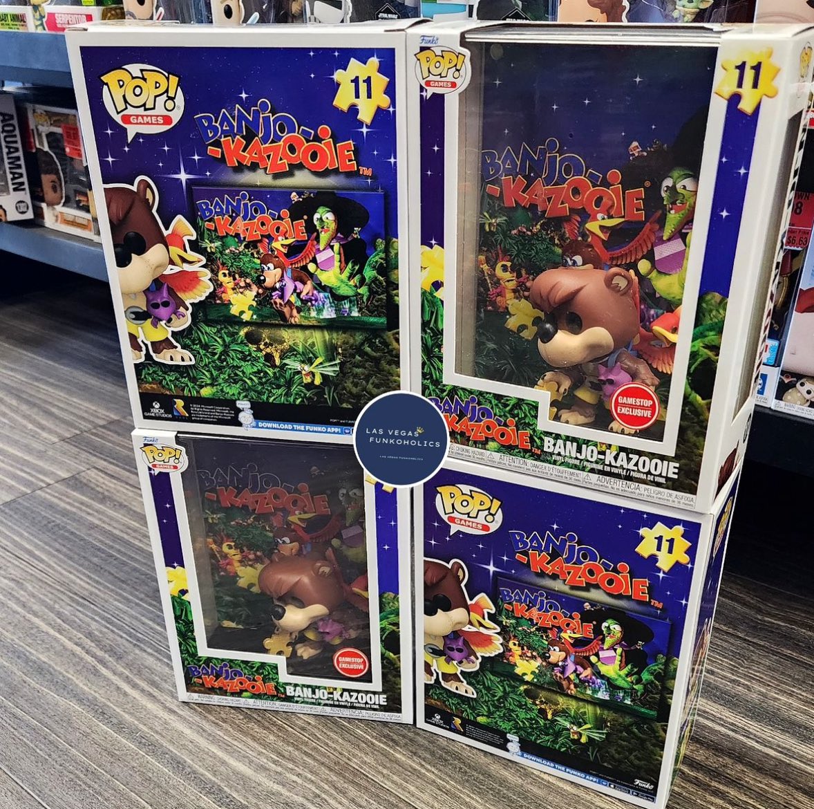 Peek in person with the new Banjo-Kazooie Funko POP! Game Cover ~ you can grab this GameStop exclusive below! Thanks @LVFunkoholics ~ 
Linky ~ bit.ly/3TkEVkF
#Ad #BanjoKazooie #FPN #FunkoPOPNews #Funko #POP #POPVinyl #FunkoPOP #FunkoSoda