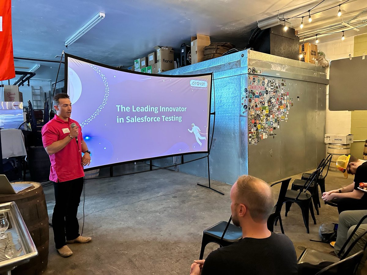 SFDCDenver's tweet image. Super fun event tonight at @waldschanke with @ProvarTesting! 

#salesforceevents #trailblazercommunity #salesforceadmins #milehighcity