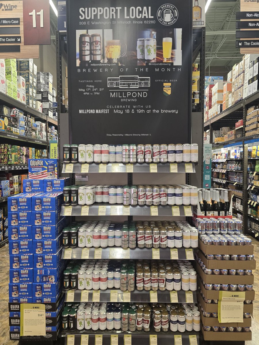 Good looking out @TotalWine 
Awesome to see @MillpondBrewing and @EhtarFC Lager on display!!
#BeersoftheNPSL
#Supportlocalsoccer
#Supportlocalbrewers