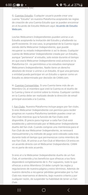 @Cam4  estuve tratando de crear una cuenta estudio lo cual no fue posible por parte de una moderadora<a class="tags" href="/tag/cam4">@cam4</a>