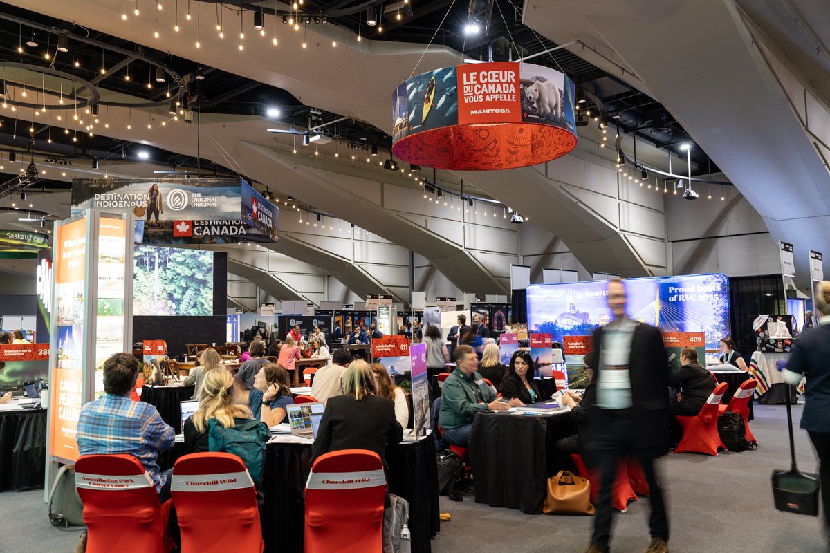 And we’re off! Day 1 of RVC 2024 was filled with thousands of appointments, and networking opportunities. The marketplace floor was full of sights and sounds of Canadian tourism. #RVC2024
