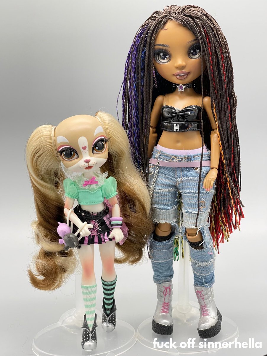 Two of my newest dolls