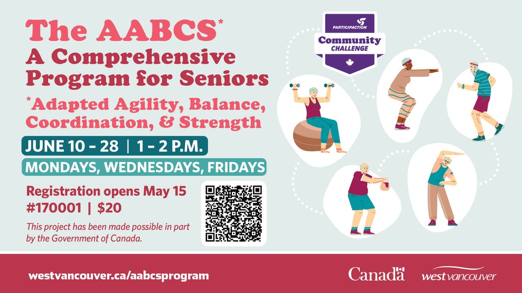 Join us for Adapted Agility, Balance, Coordination, and Strength (AABCS)—a three-week comprehensive exercise program that combines elements of weight training, boxing, yoga, and neurofitness activities. 

This project has been made possible in part by the Government of Canada.
