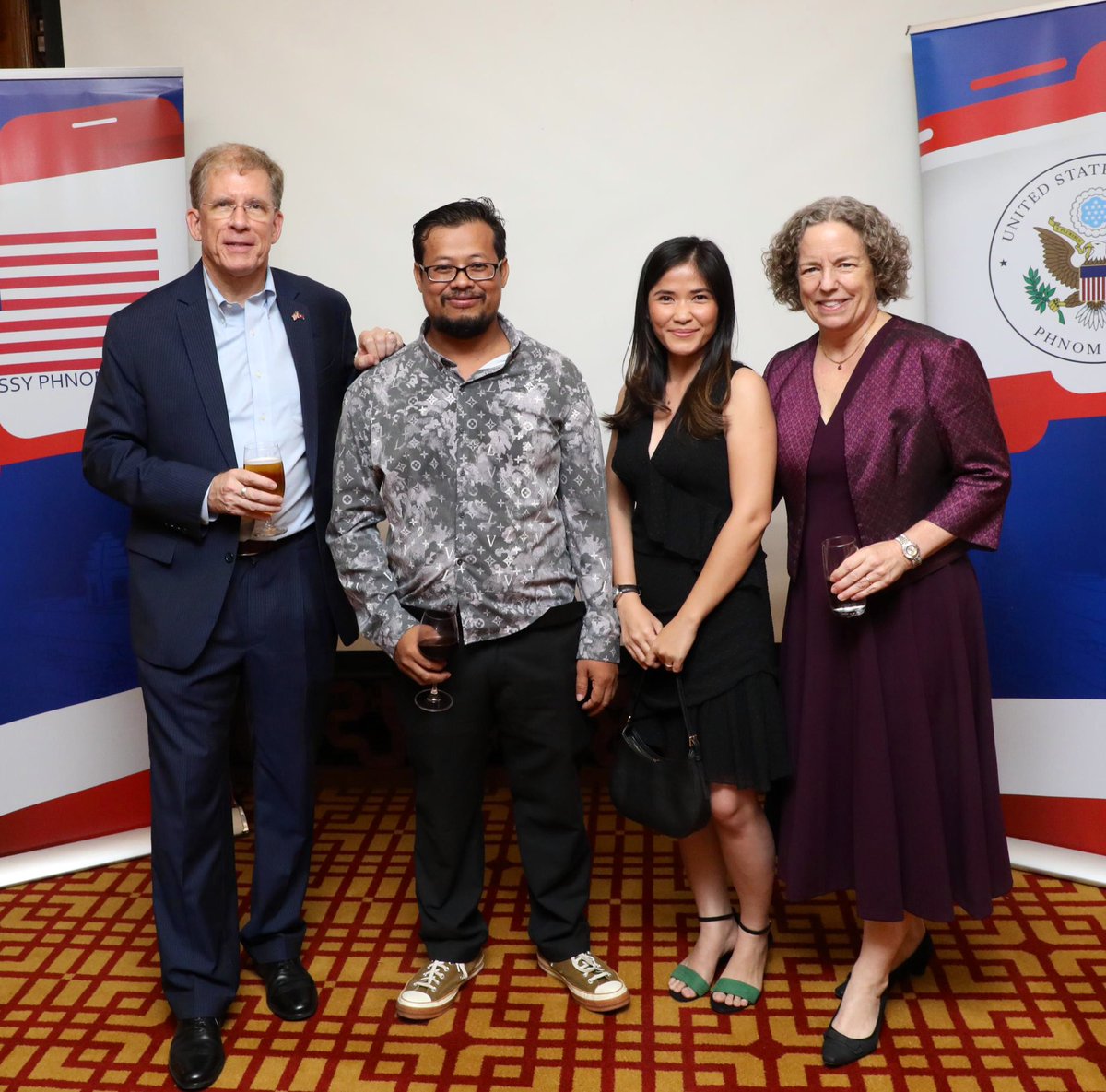 We gathered among partners and friends from the palace, government, civil society, media, business, and youth to say thank you and celebrate joint achievements and the resilience of the #Cambodian people. What a wonderful evening!