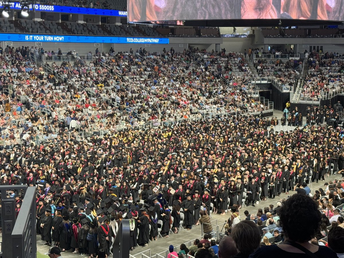 TCC graduation for our Early College students!  EHS is in there!  #EvermanExcellence
