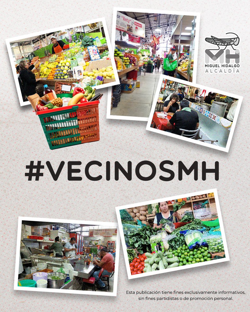 La tradición de los negocios dentro del mercado se hereda de generación en generación. ¿Cuál es tu mercado favorito en la Miguel Hidalgo? #VecinosMH