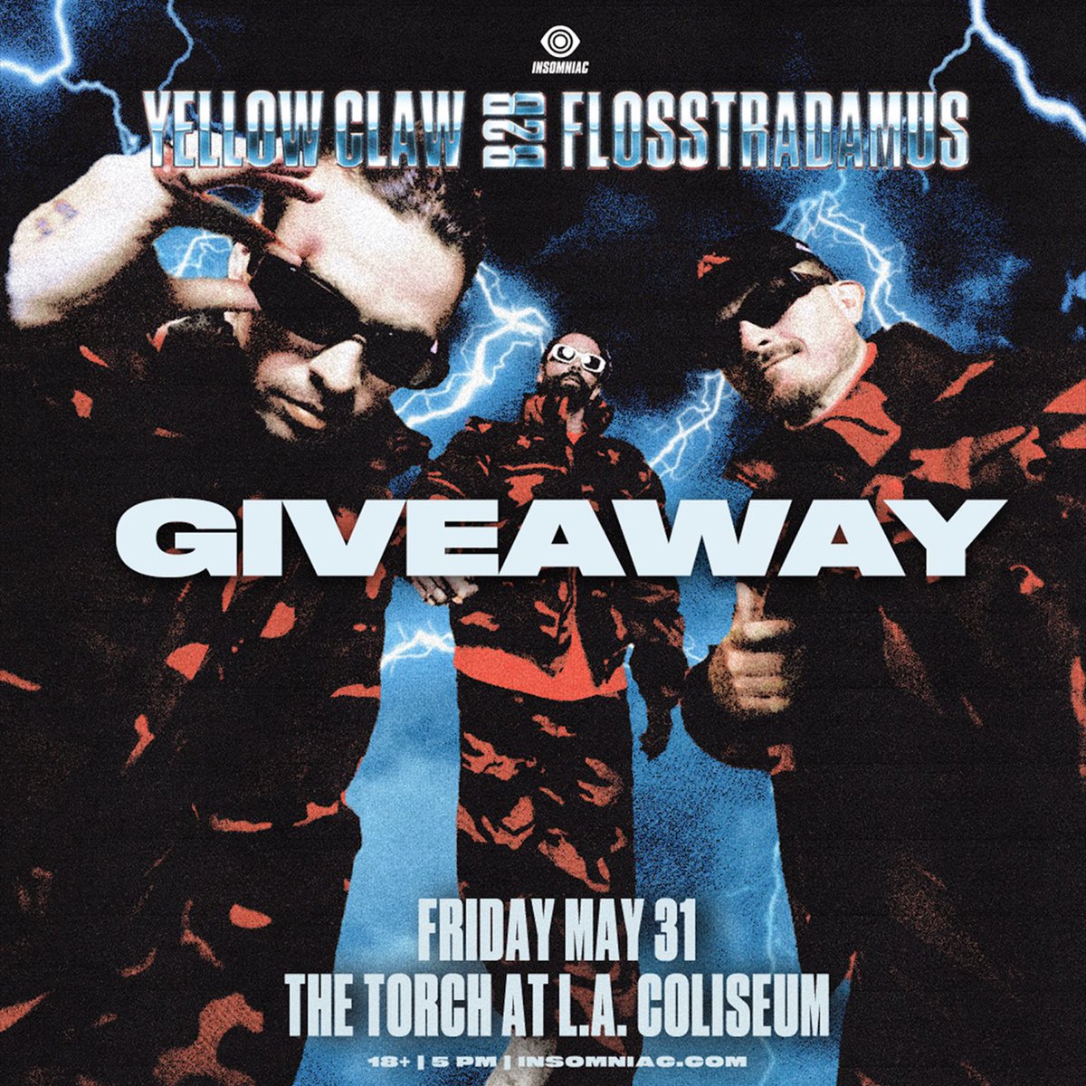 We're giving away a pair of tickets to Yellow Claw b2b Flosstradamus at The Torch on Friday, May 31 - visit our Instagram page to enter! Contest ends 5/21 at 11:59pm PST: instagram.com/thetorchla/