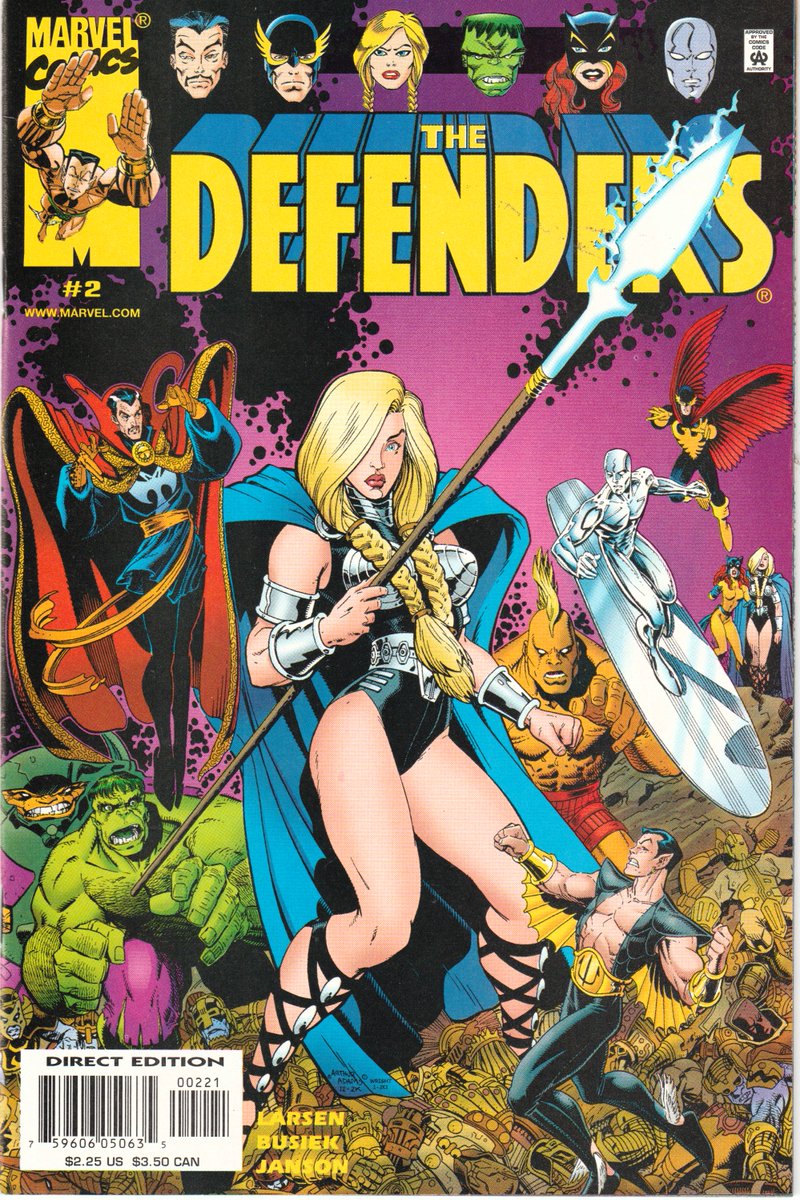 Great Defenders cover by Awesome Art Adams.  #Hulk #DoctorStrange #SilverSurfer #comics #comicbook