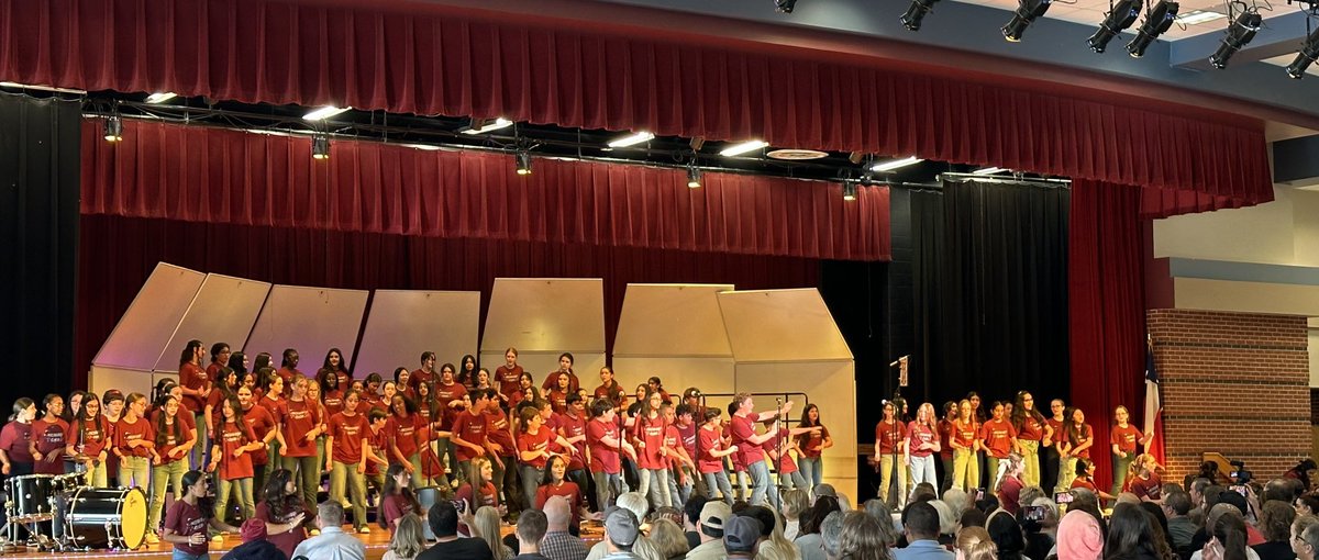 Enjoying our Westbrook Choir as they finish out the year with their Pop Show under the direction of Mrs. Ruffin! So proud of our students’ talent!