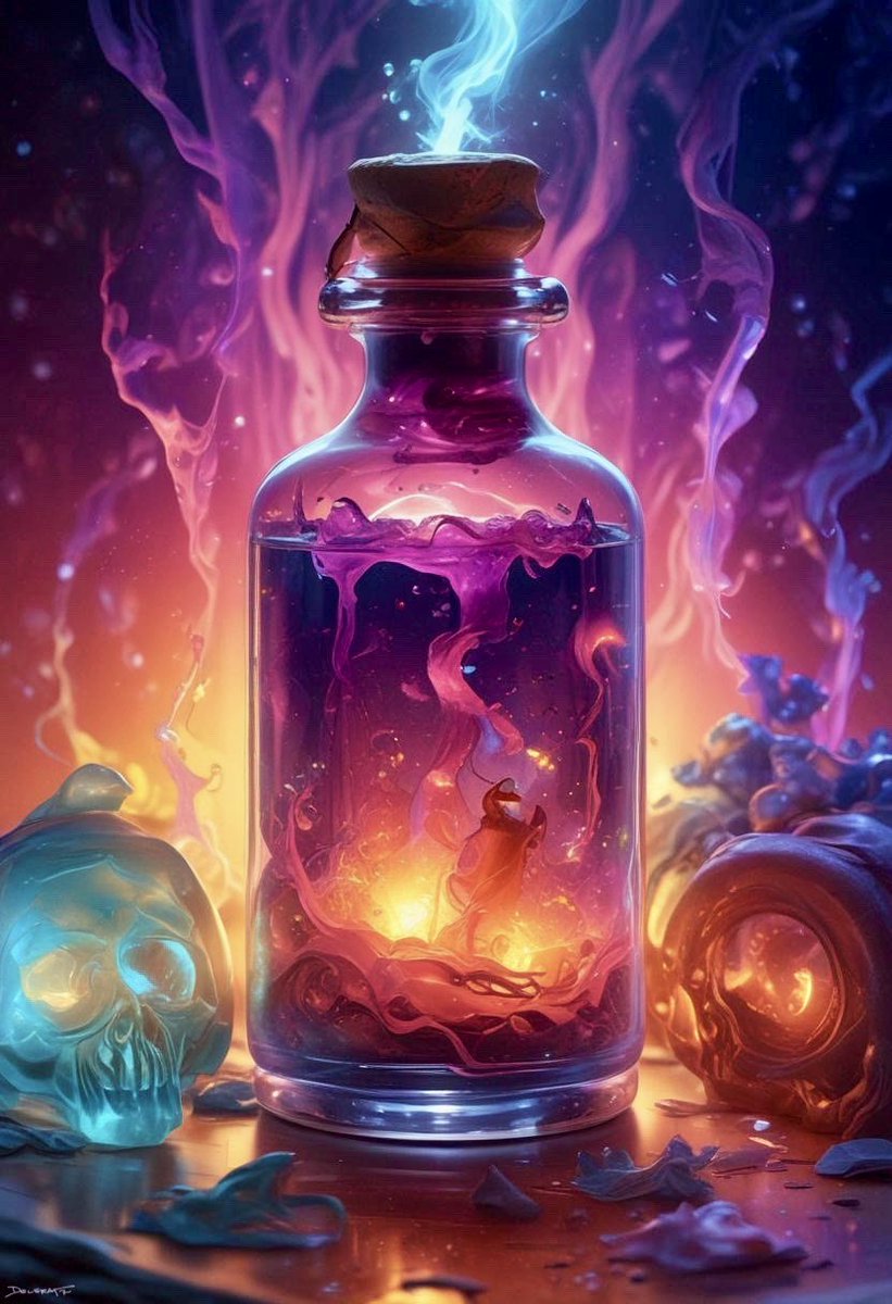 Magical Potion / Elixir 

#AiArt #fantasyart #dndart