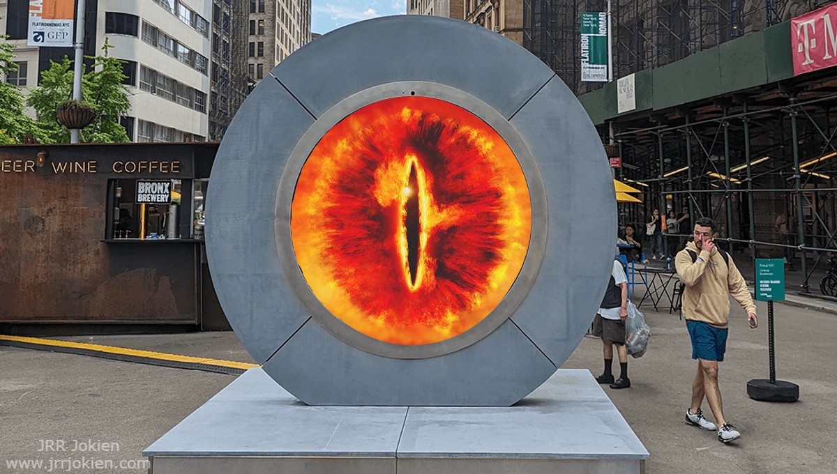 The NYC / Barad-dûr portal has been temporarily shut down following the hospitalization of a young hobbit who accidentally formed a brief telepathic link with the Dark Lord Sauron.