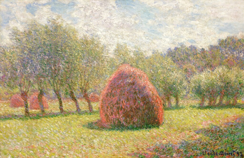 #AuctionUpdate: An iconic haystack painting, Claude Monet’s ‘Meules à Giverny’ achieves an astounding $34.8M after an almost 8-minute bidding battle. #SothebysModern