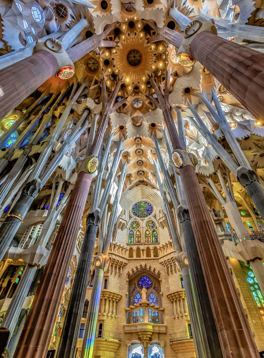 Simply Magnificent: This church has been under construction for 124 years. In 2026, it will become the tallest in the world. It isn't funded by the state or even the Church — it's being built entirely by the people. #Church #Barcelona #Architechture #Spain #architecturaldesign