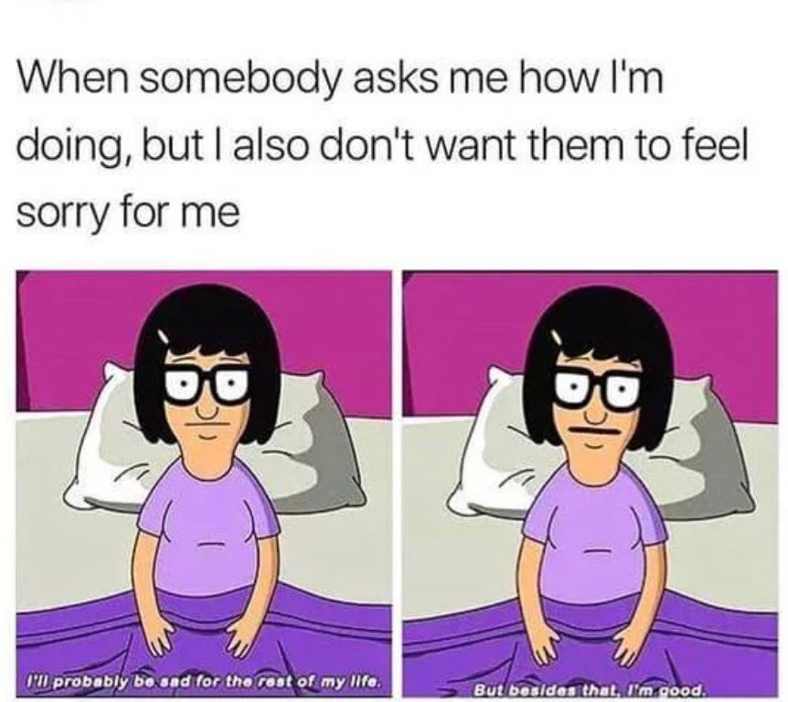 Tina Belcher just gets me, and it's not just the hair.