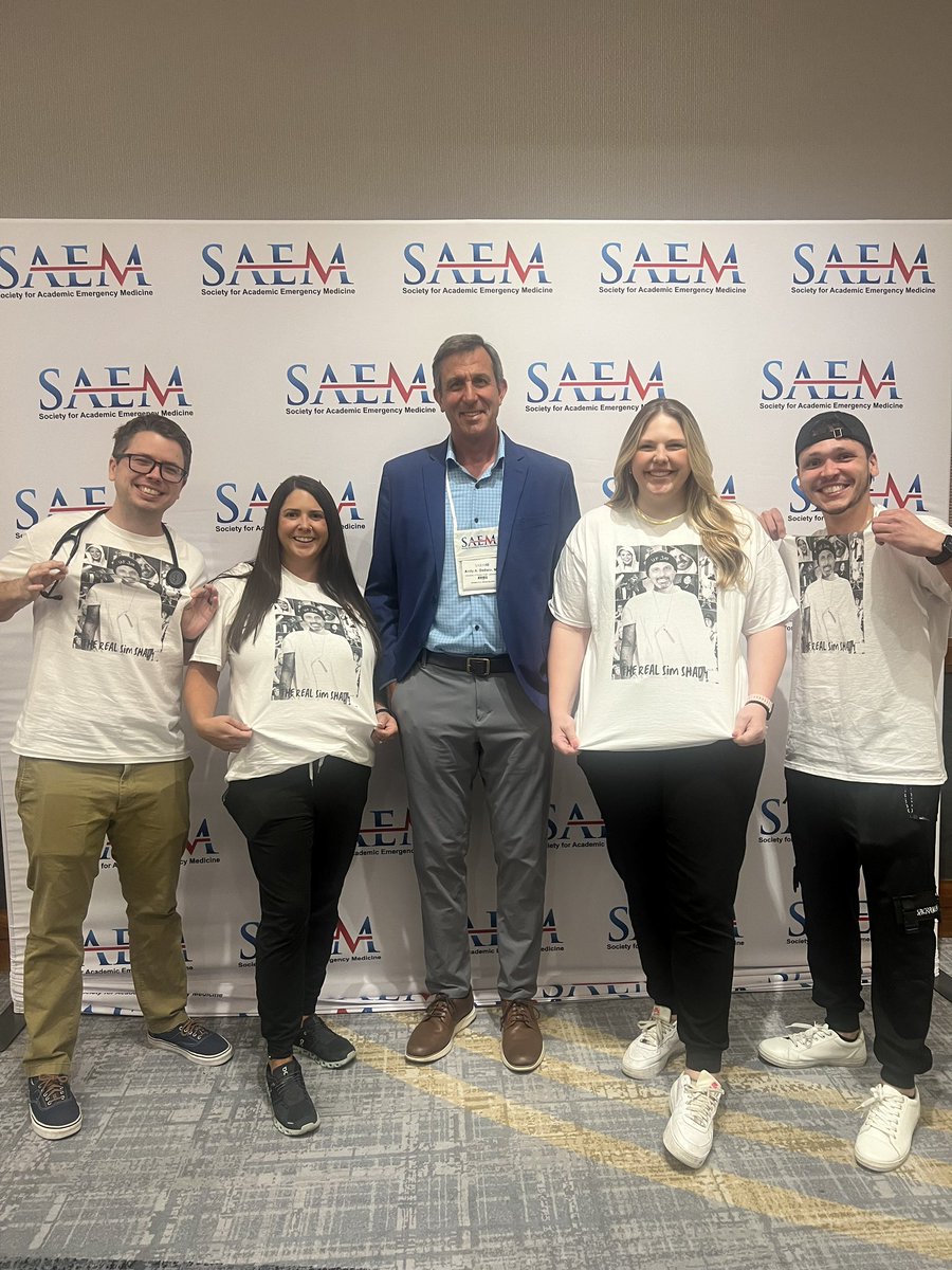 Jeanne Rabalais, MD, MHA (@parme_jeanne) on Twitter photo Represented <a href="/UFJaxEM/">UF Jax EM</a> for the <a href="/SAEMSimAcademy/">SAEM Simulation Academy</a> SimWars! #SAEM24
We may not have won, but we made <a href="/AndGodwin5/">Andy Godwin</a> (The Real Sim Shady) proud! Represented <a href="/UFJaxEM/">UF Jax EM</a> for the <a href="/SAEMSimAcademy/">SAEM Simulation Academy</a> SimWars! #SAEM24
We may not have won, but we made <a href="/AndGodwin5/">Andy Godwin</a> (The Real Sim Shady) proud!