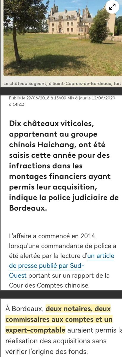 Affaires des vignobles bordelais 'mal acquis', impliquant des notaires et des comptables : dès 2018, 'France 3' en parlait aussi !
