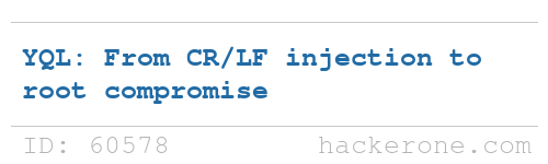 Yahoo! disclosed a bug submitted by @Agarri_FR: hackerone.com/reports/60578 #hackerone #bugbounty