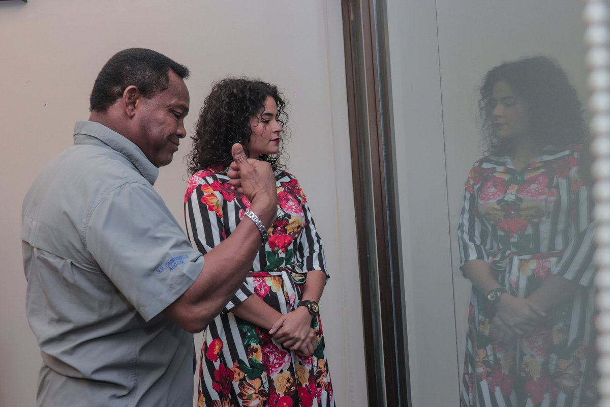 Irma Hernández, alcaldesa electa en el distrito de San Miguelito inició  la transición de la administración municipal  con  el actual alcalde Héctor Valdés Carrasquilla.