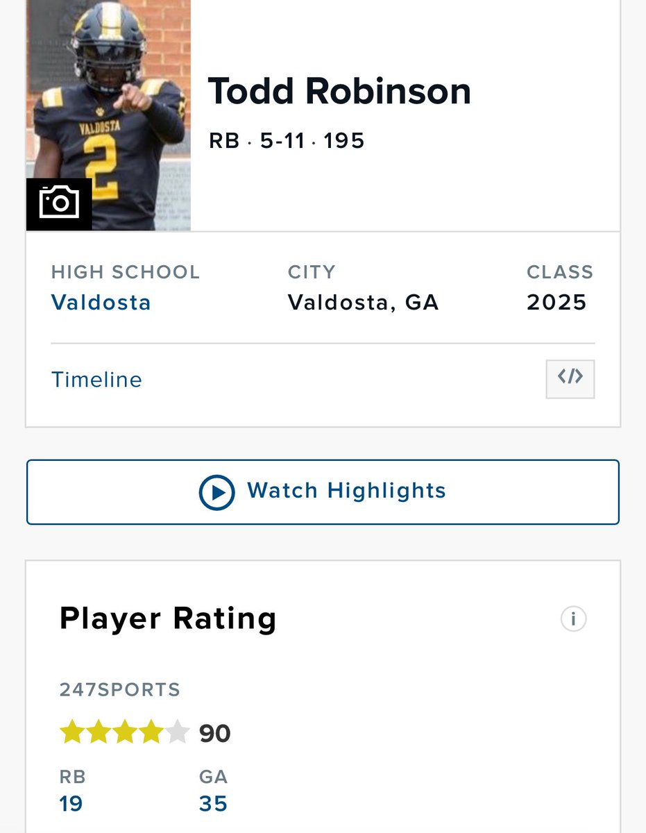 Blessed to be ranked a 4⭐️🙏🏾@247Sports @247recruiting @benjaminwolk