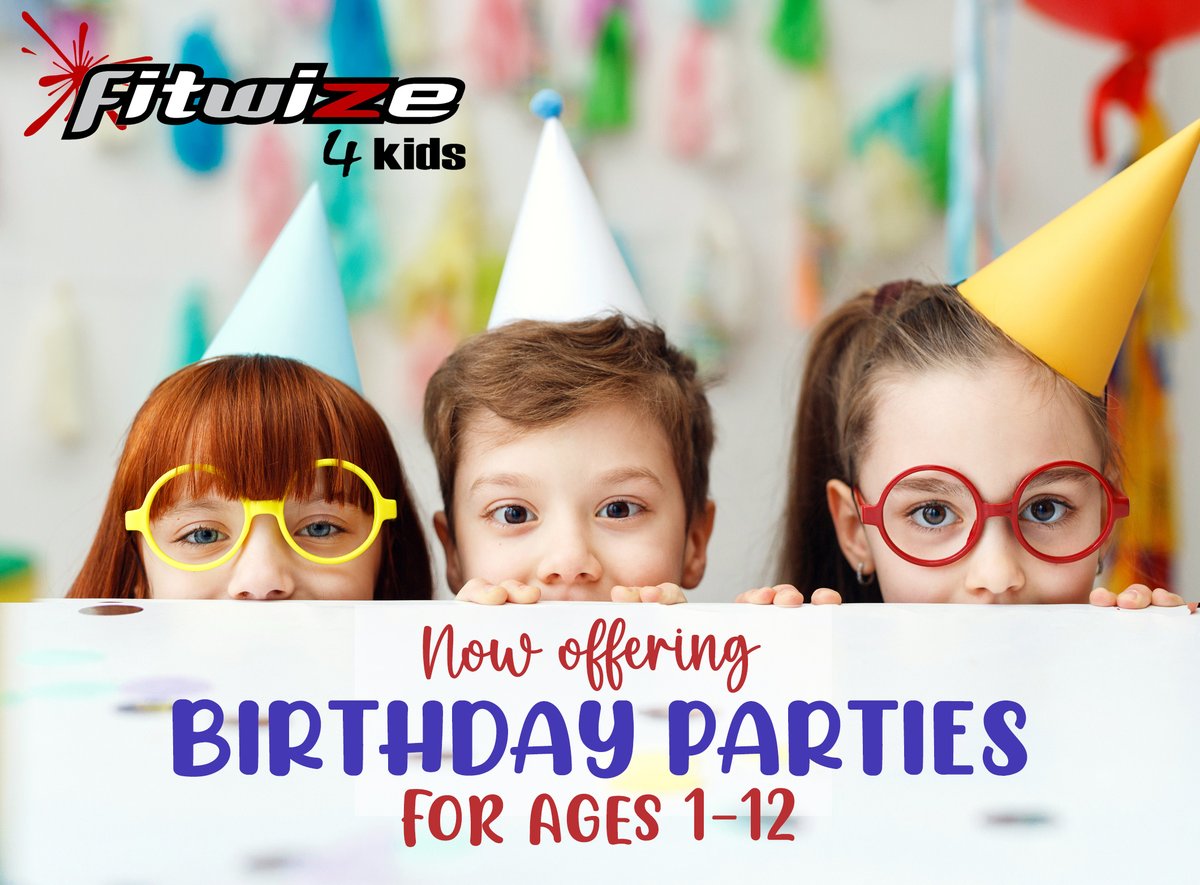 Did someone say BIRTHDAY PARTY! 🎂 Reserve a 🧸 MINI GYM party for ages 1-5 or a 🤸 TUMBLE PARTY for ages 6-12. See website for more info or give us a call (703-723-4176) to check availability.🎈🎉

fitwize4kids.com/ashburn/activi…
#minigym #tumbling #birthdayparties #fitwize4kidsashburn