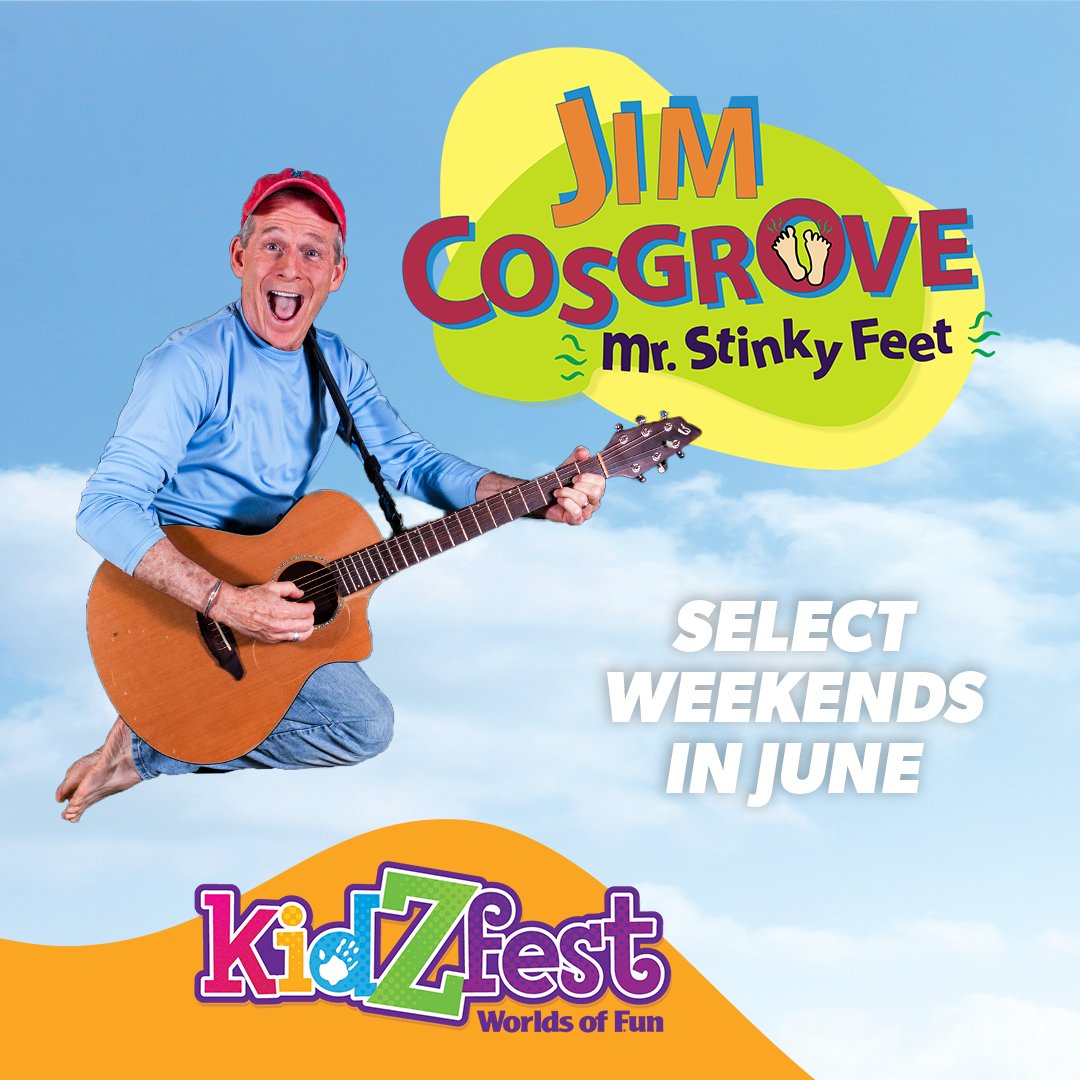 Mr. Stinky Feet is coming to KidzFest in June! Interactive family fun and wacky musical mischief is in store select weekends during this family festival. Get a KidzPass and enjoy family fun all summer long: bit.ly/3CREBAX