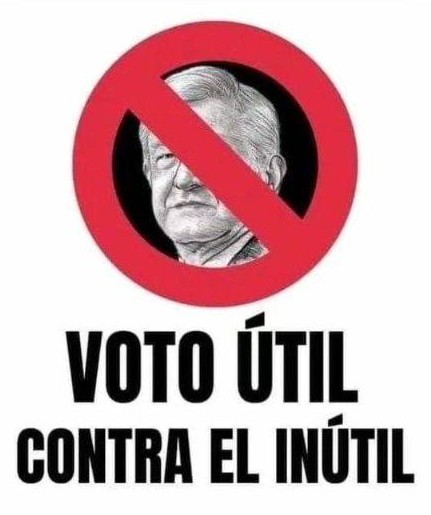 No desperdicies tu voto. 
#FuerzaYCorazónPorMéxico 
#FueraMorenaEn2024
@XochitlGalvez  @STaboadaMx
@SocCivilMx
@SocCivilMx2