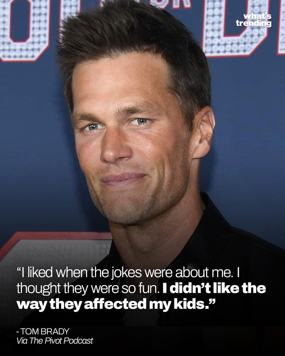 Tom Brady says he will not be doing another roast anytime soon it seems like after some of the comments affected his children. 🔗: whatstrending.com/tom-brady-admi…