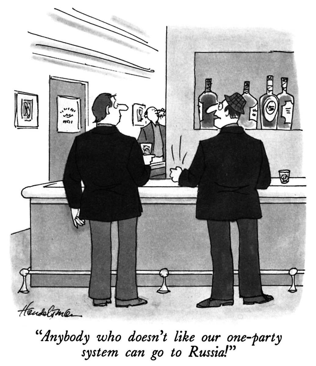 J. B. Handelsman, The New Yorker #HappyHour
