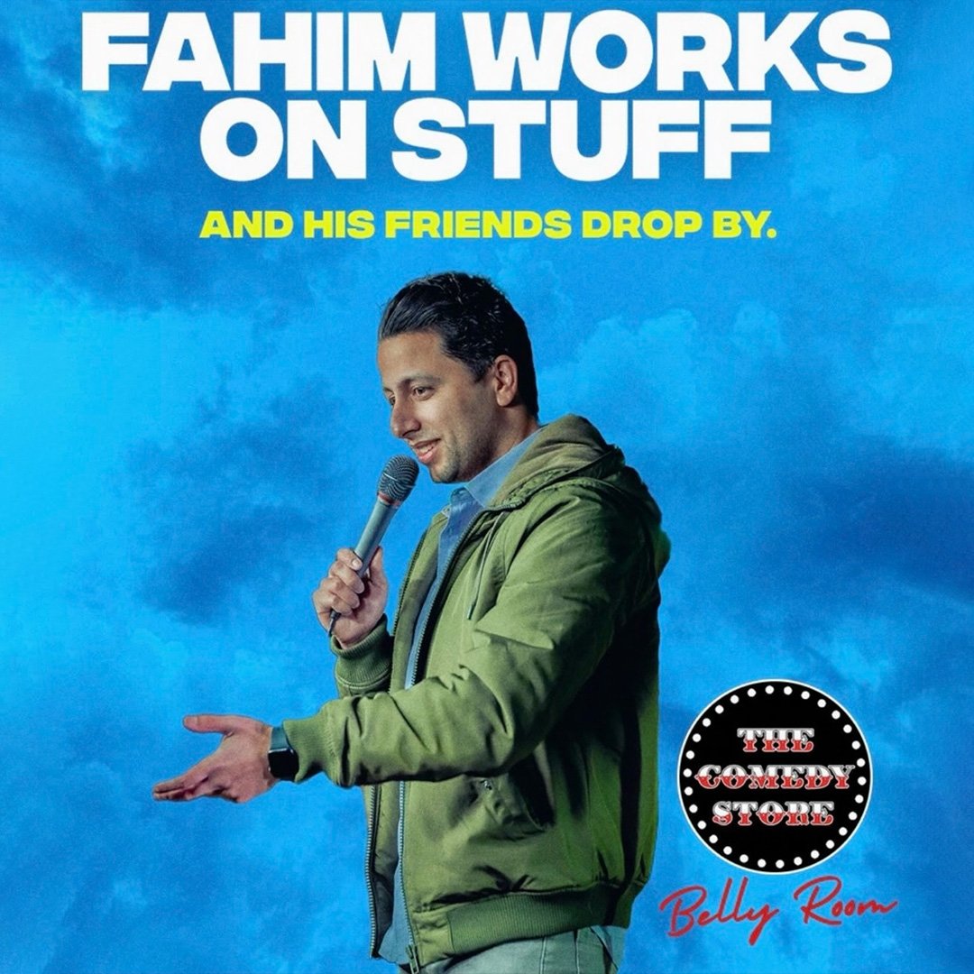 *Low Ticket Warning* Thursday at 8pm in the Belly Room @fahimanwar Works on Stuff and His Friends Drop By Tickets at showclix.com/event/fahim-wo…