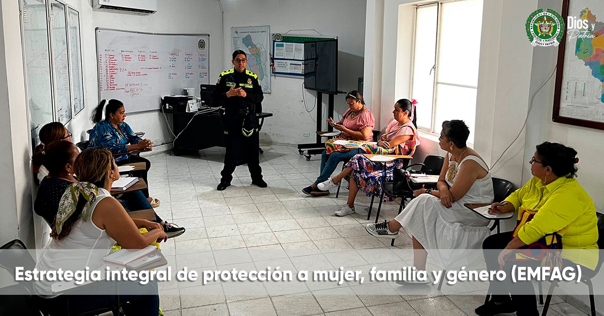 👮‍♂️👮‍♀️ En Sabana de Torres, nuestros uniformados, en colaboración con la alcaldía municipal, inician la capacitación de la Estrategia Integral de Protección a Mujer, Familia y Género (EMFAG) dirigida a la comunidad de la región. #Linea155 #YoTeProtejoMujer