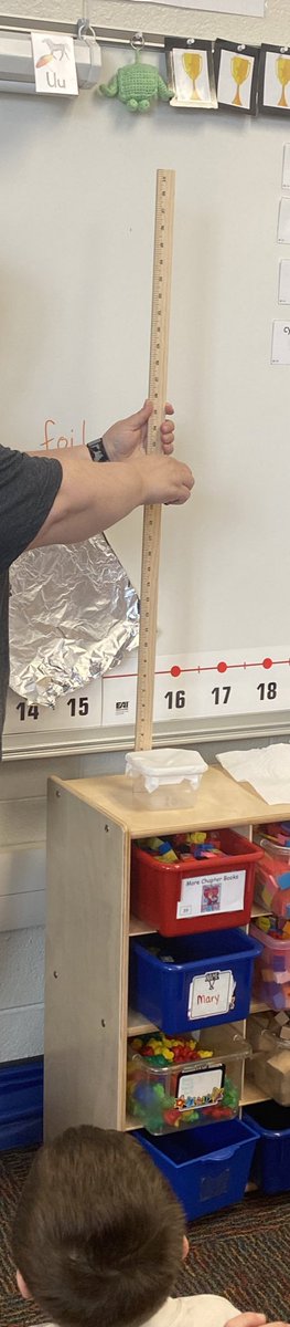 KinderTeacherB's tweet photo. Today we continued on with our @Storytime_STEM (Space) and we explored different materials for our spacesuits. Tested them with rocks hitting. Then revised our thinking if needed. Tomorrow we create spacesuits. Thank you @IowaSTEM #STEM #kinderchat https://t.co/DmGcDPogVD