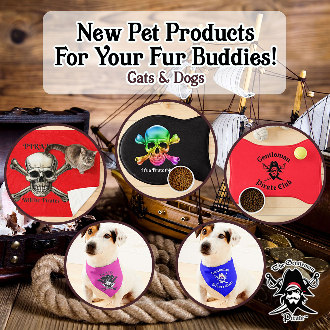 Click it here: bit.ly/45wmZbu

Even pets like to have their own unique sense of style after they’ve been groomed to appreciate what having a pirate-themed bandana can be like. Browse our collection to see all the options.📷

#gentlemanpirateclub #petlife #petaccessories