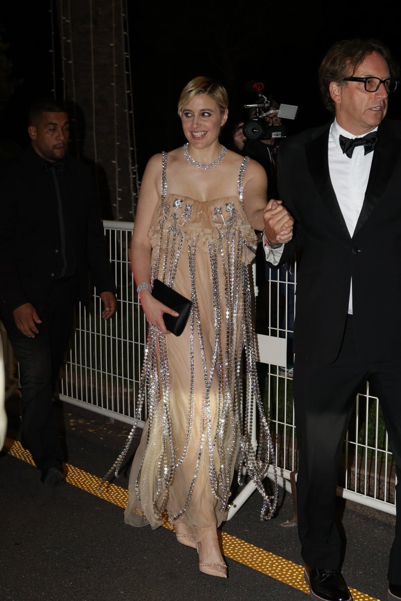 Greta Gerwig attends the 'Furiosa' after-party in Cannes, France.