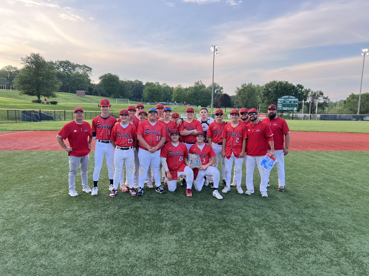 Central Rebel Athletics (@rebelsr3_sports) on Twitter photo Rebel Baseball
District Championship
Final
Rebels 3
Ste. Genevieve 0
Casen Murphy with the no hitter on the mound!
Rebels will play Fredericktown in the sectional next Tuesday.
<a href="/MattKing_Sports/">Matt King</a> <a href="/STLhssports/">STLhighschoolsports</a> <a href="/MyMoInfoSports/">KTJJ/KREI Sports</a> <a href="/KFMOsportsBase/">KFMOsports</a> <a href="/missouri_sports/">Missouri Sports Network</a>
<a href="/scoreboardguy/">SCOREBOARD GUY</a> Rebel Baseball
District Championship
Final
Rebels 3
Ste. Genevieve 0
Casen Murphy with the no hitter on the mound!
Rebels will play Fredericktown in the sectional next Tuesday.
<a href="/MattKing_Sports/">Matt King</a> <a href="/STLhssports/">STLhighschoolsports</a> <a href="/MyMoInfoSports/">KTJJ/KREI Sports</a> <a href="/KFMOsportsBase/">KFMOsports</a> <a href="/missouri_sports/">Missouri Sports Network</a>
<a href="/scoreboardguy/">SCOREBOARD GUY</a>
