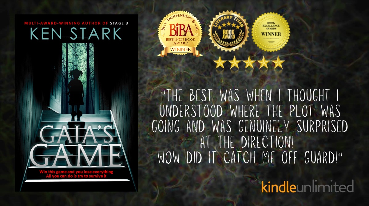 'The writing is beautiful and creates a personal feel for the reader. The build up and character dives are reminiscent of the great Stephen King.' Gaia’s Game getbook.at/gaiasgame FREE on Kindle Unlimited #FREE #stephenking #horror #suspense #thriller #mustread #kindlebooks
