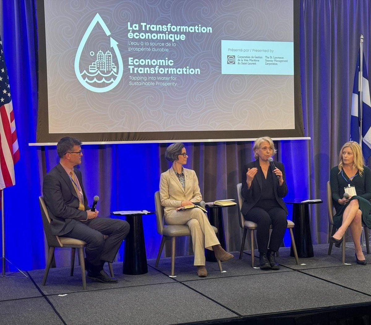 Local governments across the basin are becoming energy innovators and can help lead the way on local power generation. Thanks to @ClimateMayors, @CityofCleveland and Mayor Vodanovic from @Lachine_MTL for sharing insights on Energy Transformation. #FreshCoastCorridor