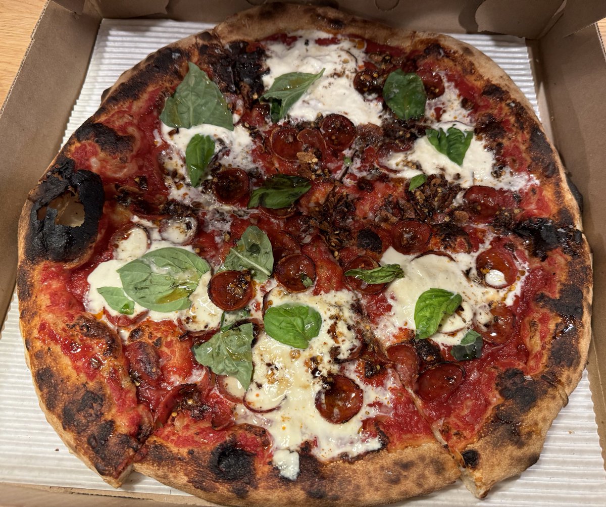 If you got a chance, drive out to East Aurora and try Pizzeria Florian. It’s ridiculously good. It’s not typical Buffalo pizza. It’s frankly pricey, fancy, but worth it. Shockingly good.