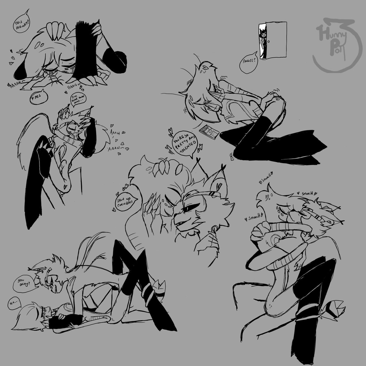 Was in my feels here's some a little hurtcomfort sketches 🥰 NSFW 🔞 ...