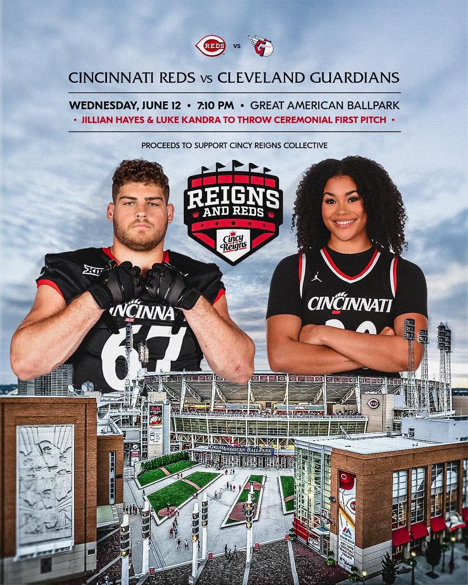 ππ«π¦ππ§π’π ππ«π§π¨π₯π (@oa8x_) on Twitter photo Join us for Reds & Reigns on Wed. June 12th at 7:10pm and support UC student-athletes!
Get your Elly De La Cruz bobblehead and help <a href="/CincyReigns/">Cincy Reigns</a> with each ticket purchase.
Grab your tickets now: reigns.co/reds
#LetsReign Join us for Reds & Reigns on Wed. June 12th at 7:10pm and support UC student-athletes!
Get your Elly De La Cruz bobblehead and help <a href="/CincyReigns/">Cincy Reigns</a> with each ticket purchase.
Grab your tickets now: reigns.co/reds
#LetsReign