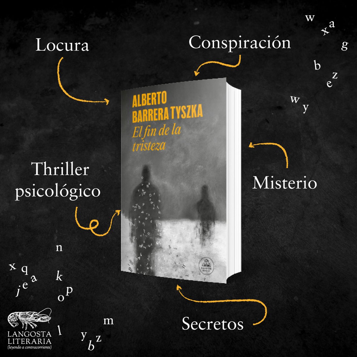 ¿Qué tan complejas son las relaciones humanas? 🤔 En EL FIN DE LA TRISTEZA, Alberto Barrera Tyszka (@Barreratyszka) lo explora junto con los límites de la percepción de la realidad. 📖⁣ Consíguelo aquí 👉: bit.ly/3UBCdrw