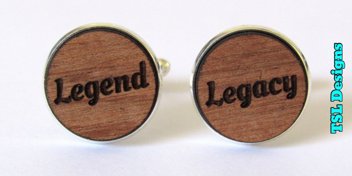 Legend Legacy Laser Engraved Sapele Wood Cufflinks 
buff.ly/3YrpSrA
#cufflinks #mensaccessories #mensjewelry #handmade #jewelry #handcrafted #shopsmall #etsy #etsyhandmade #legend #legacy #glowforge #glowforgecreations #glowforgemade