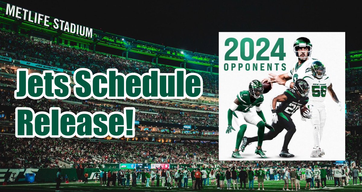 Live Reaction to the Jets Schedule Release! youtu.be/7O5lGRbe2y4?si… #Jets #JetUp