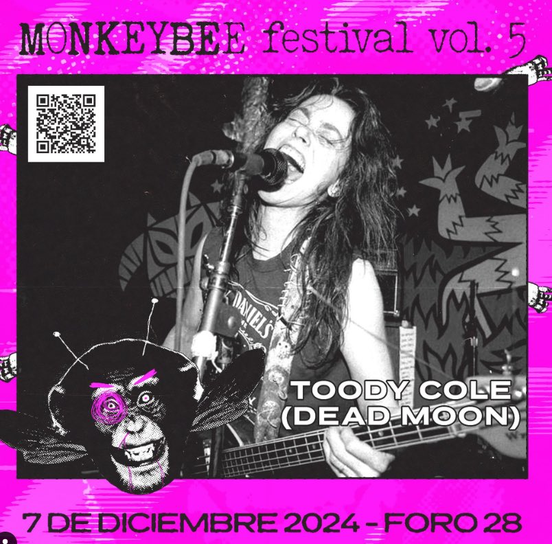 El Vol. 5 de @MonkeyBeeFest está más cerca de lo que crees. 🐒 ¡Nos vemos el 7 de diciembre en Foro 28! bit.ly/3V2lChW