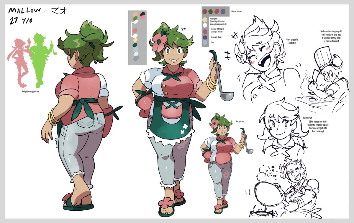 timeskip!Mallow ref! 🍃🥘