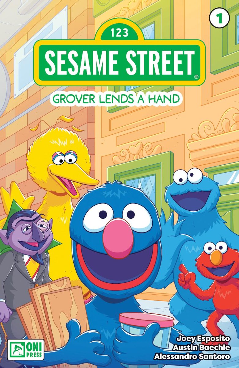 Oni Press, in Collaboration with Sesame Workshop, Debuts SESAME STREET #1 – A Brand-New Comic Book Series for the Young and Young-at-Heart! @onipress tinyurl.com/37zkmf6w