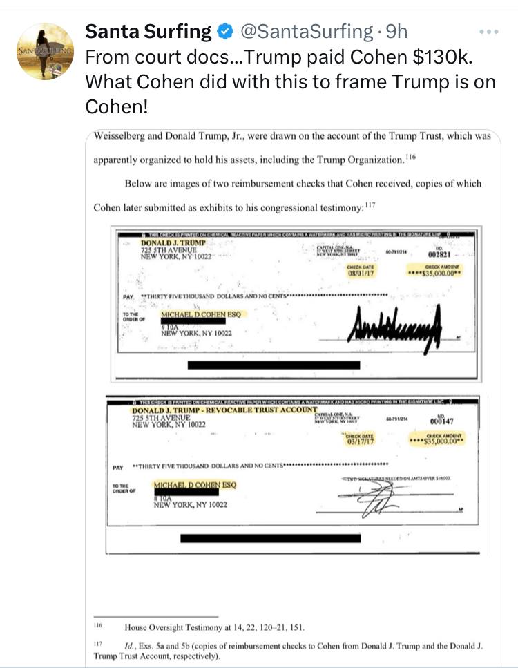 Let’s share this everywhere so people understand what’s really going on with Michael Cohen and the witchhunt to get President Trump!