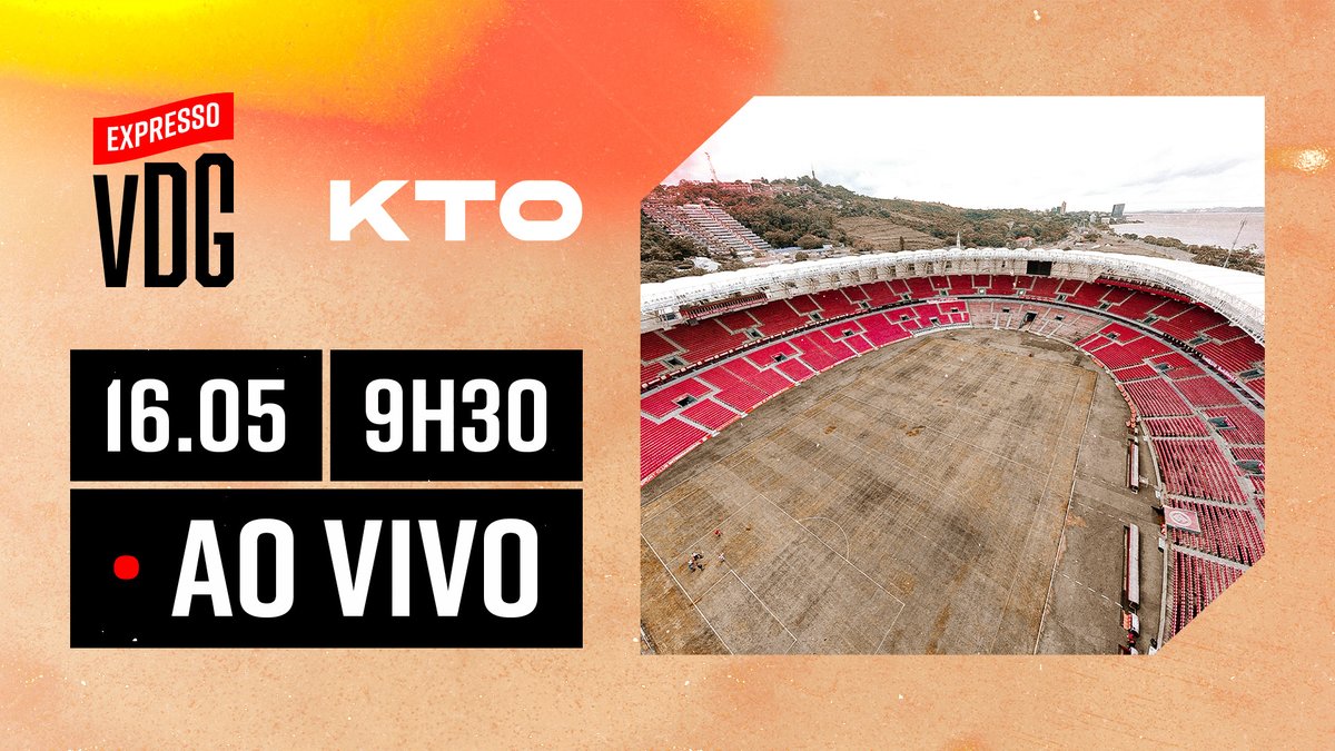 🔶 EXPRESSO VDG 🔶 ▸ Ajude o Rio Grande do Sul ▸ Brasileirão suspenso, mas #Inter busca sede para Sul-Americana Começa às 09h30 no canal. Bora?! ☕️ youtu.be/uMSNI_E40nY