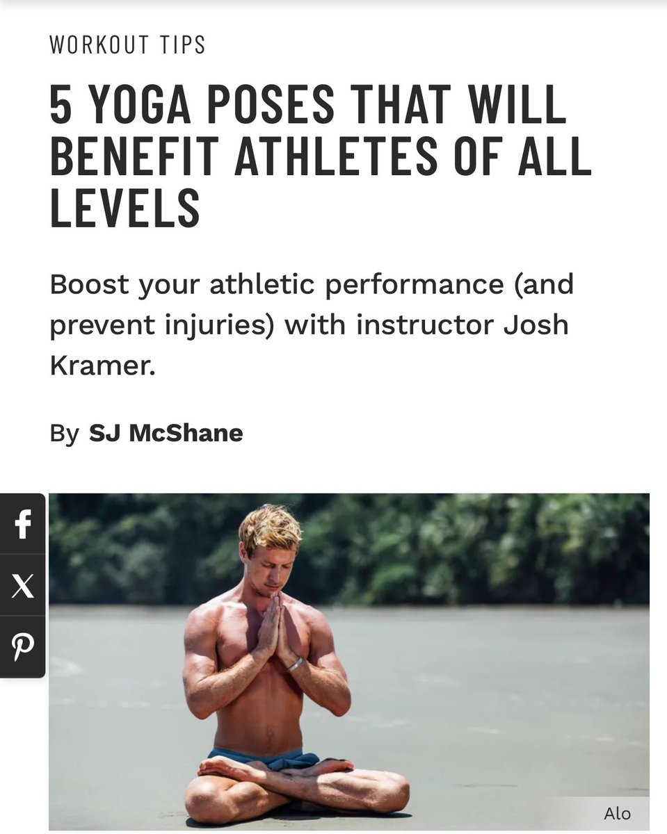 5 YOGA POSES THAT WILL BENEFIT ATHLETES OF ALL LEVELS

Boost your athletic performance (and prevent injuries) with instructor Josh Kramer.
By SJ McShane

Read Article: muscleandfitness.com @muscle_fitness 

#athlete #athleteadvice #athletetips #athletes #athletictraining