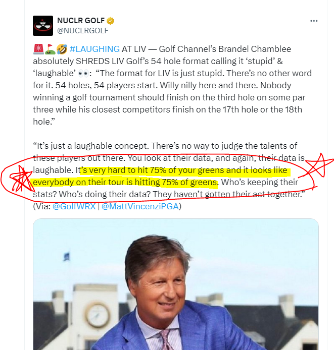 Lou Stagner (Golf Stat Pro) tweet media