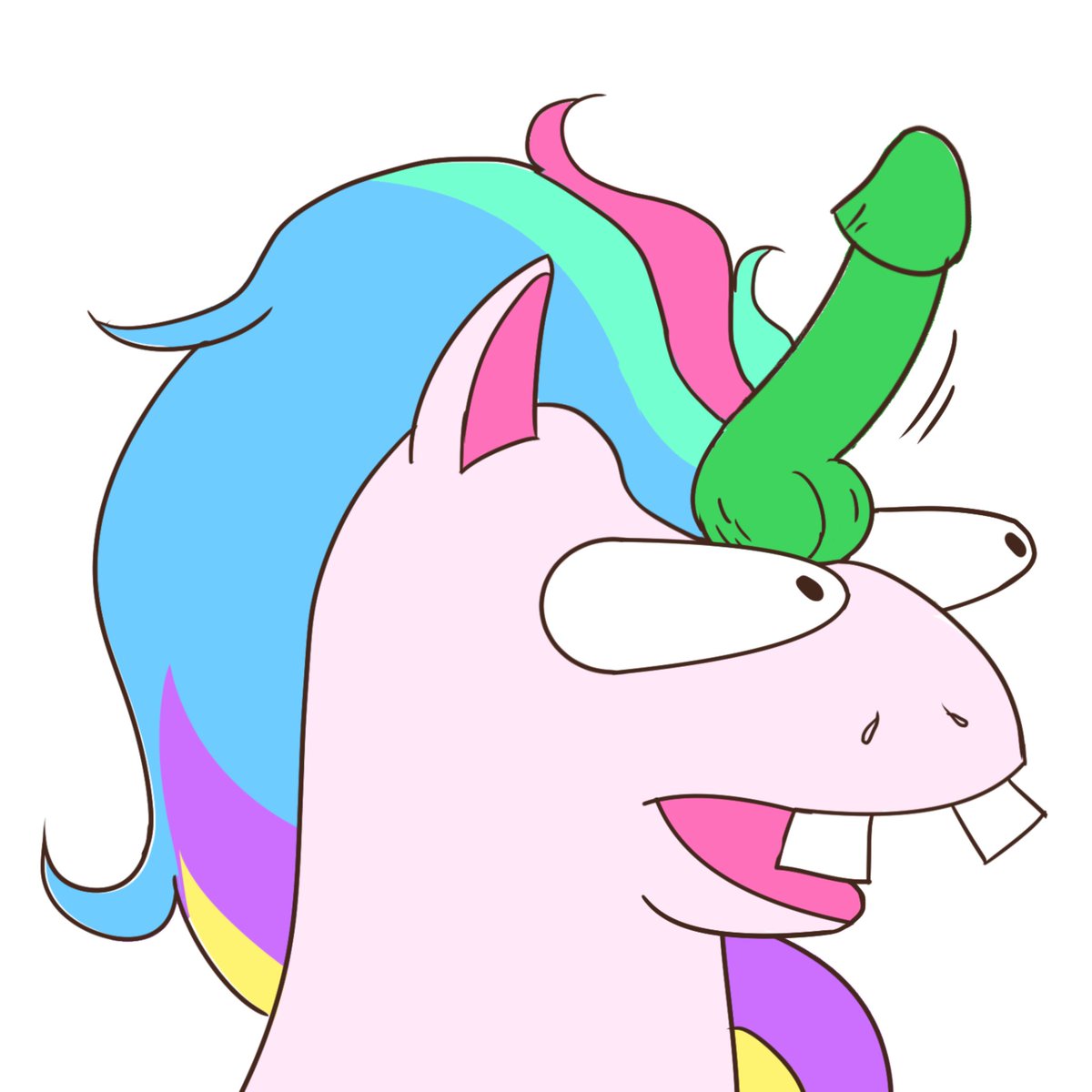 WHAT A HUGE GREEN $DILDO